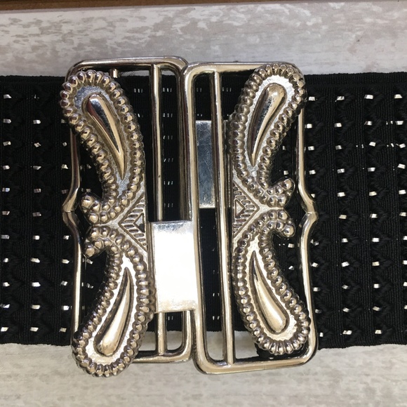 Retro Chic Vintage Butterfly Buckle Stretch Belt - Picture 4 of 7